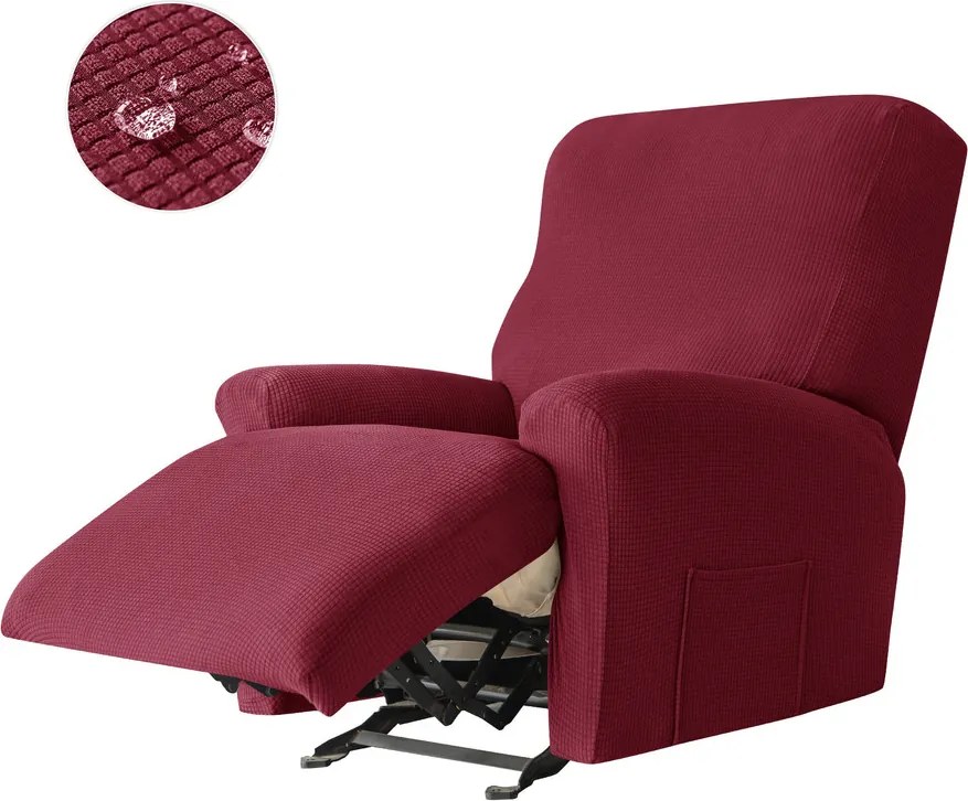 Relax Fotel Huzat (vízlepergető, 1 üléses, bordó)