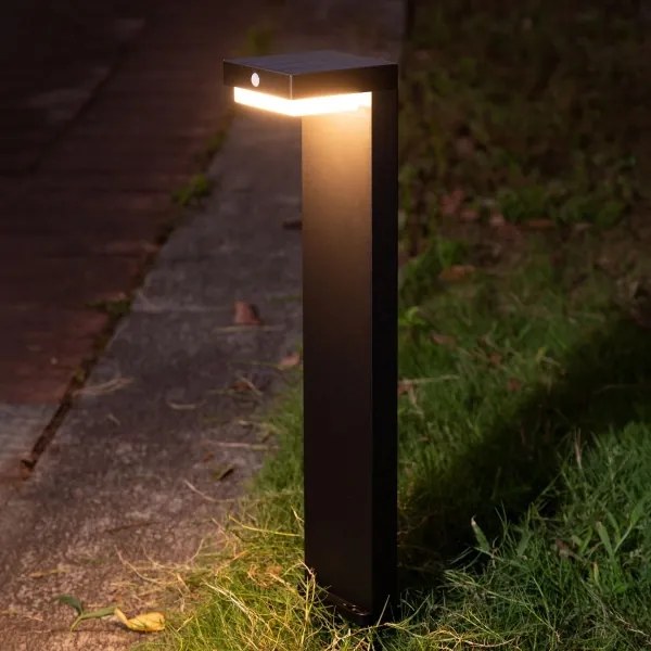 Zuma Line PT33813 - GRID LED napelemes lámpa 4,5W, 2000 mAh, IP44 fekete