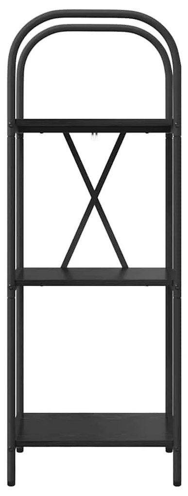 Könyvespolc Musta tammi 40 x 30 x 109 cm Faanyag