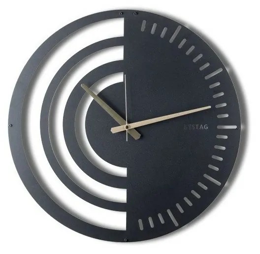 Falióra Chrono Fekete , 50 x 50 cm