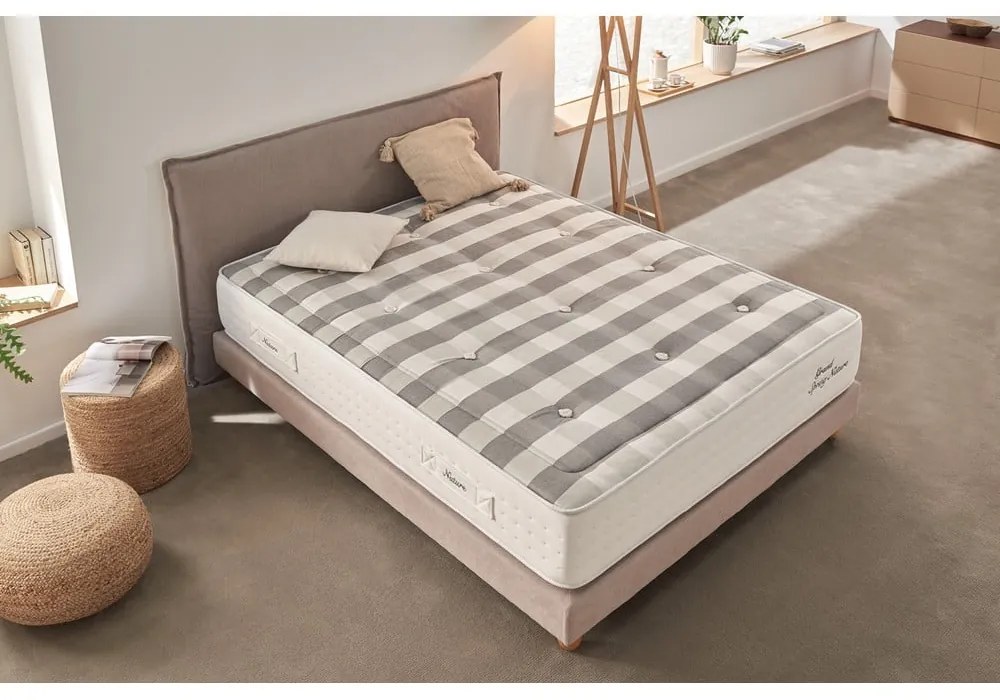 Közepes keménységű hőszabályozó rugós matrac 90x200 cm Grand Spring Nature – Moonia