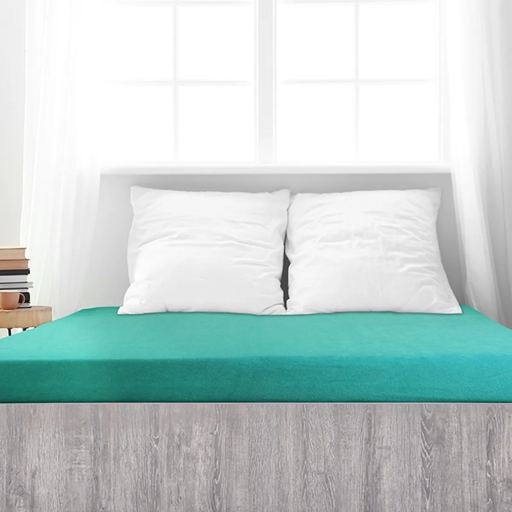 ideél 4Home frottír lepedő zöld türkiz, 70 x 140 cm, 70 x 140 cm