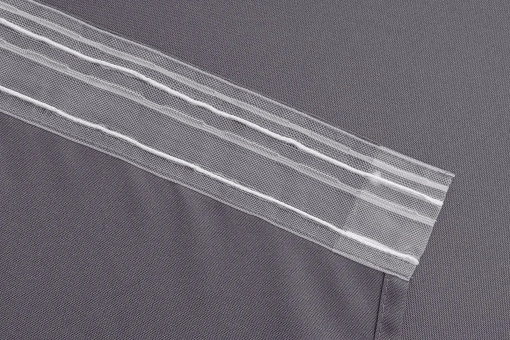 OXFORD LIGHT világosszürke függöny 140x250 cm Felfüggesztés: Hullámos sínszalag