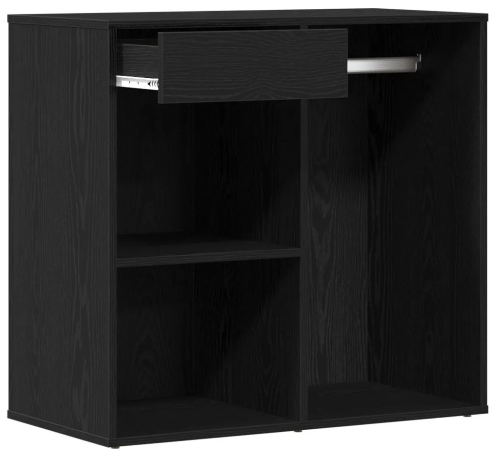 Fekete tölgy kozmetikai szekrény 80x40x75 cm Mérnöki fából készült