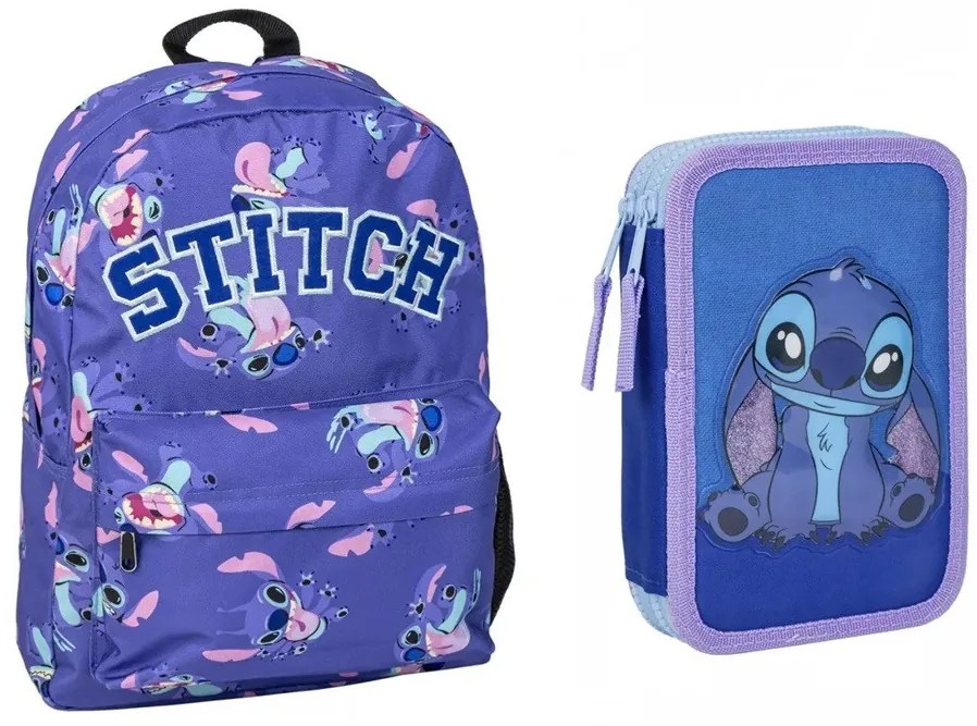 Lilo és Stitch A csillagkutya iskolatáska és tolltartó szett 2 db-os