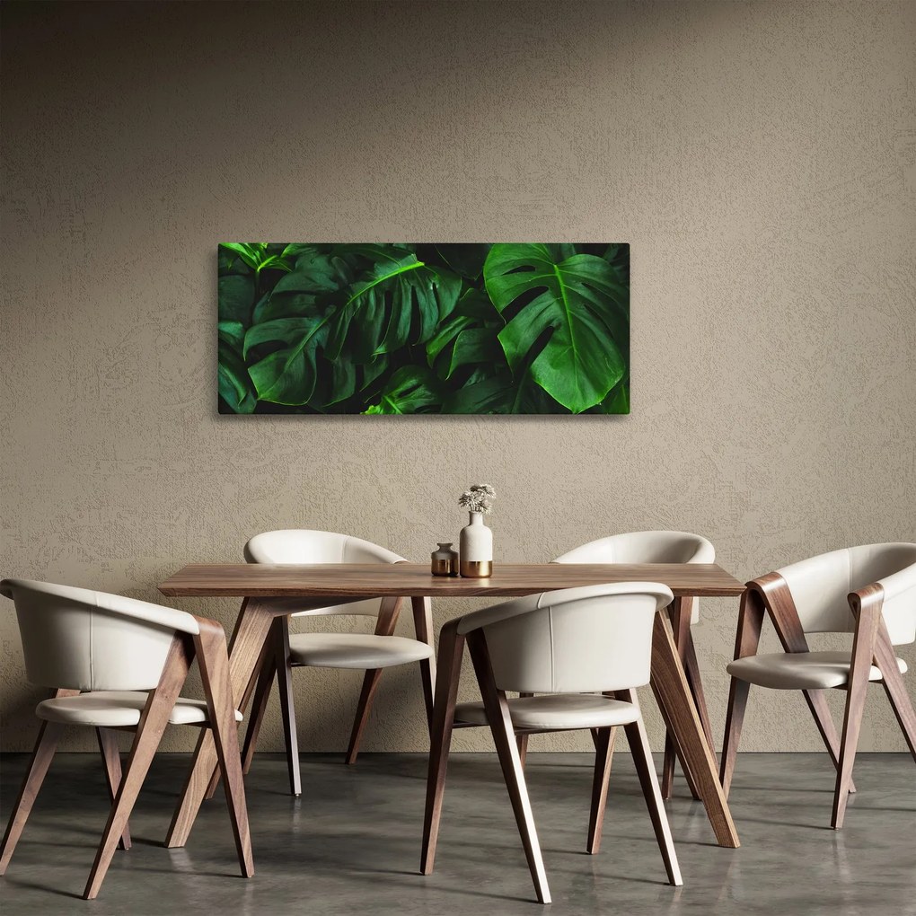 Monstery levelek képe (120x50 cm)