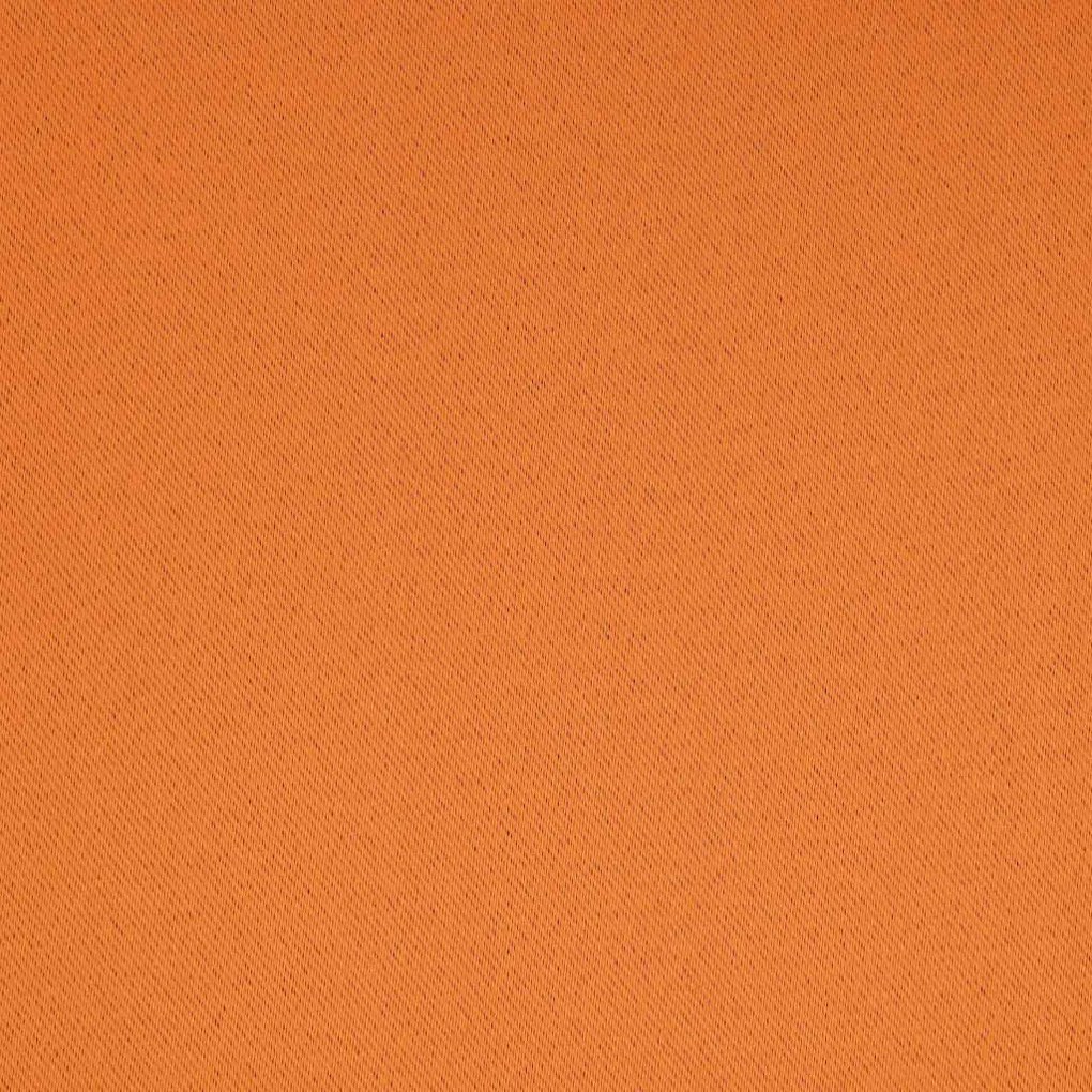 Függönyök 2 pcs Fényes narancssárga 260x140cm Poliészter