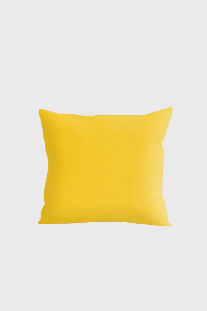 Kispárna huzat, sárga 50x70 cm