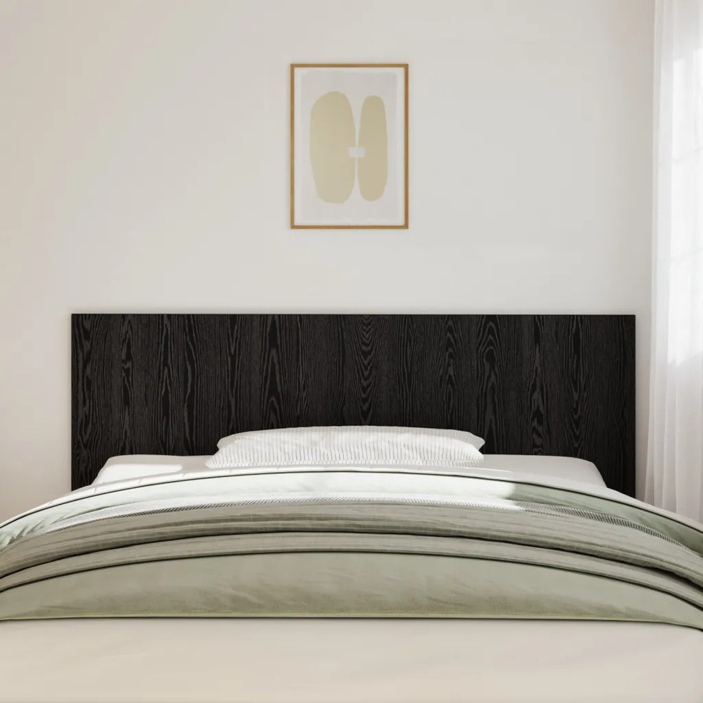 Fejtámla Musta tammi 200 x 1,5 x 80 cm Faanyag