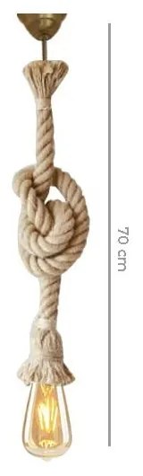 Natúr színű függőlámpa Ayd – Opviq lights