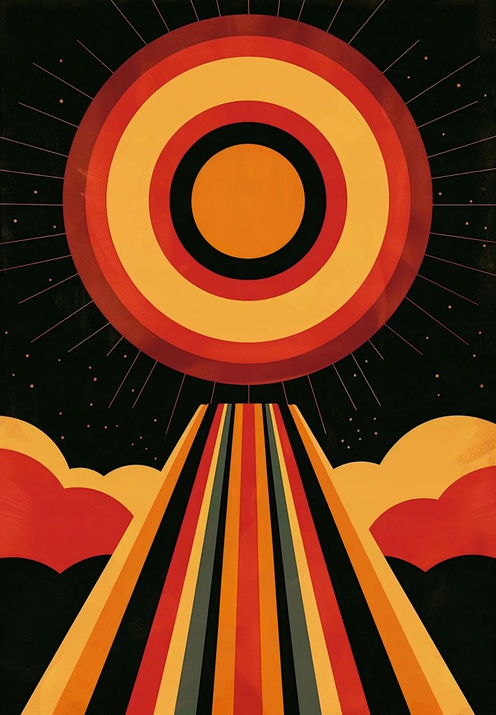 Poszter 68x98cm Vitalitás sugarai