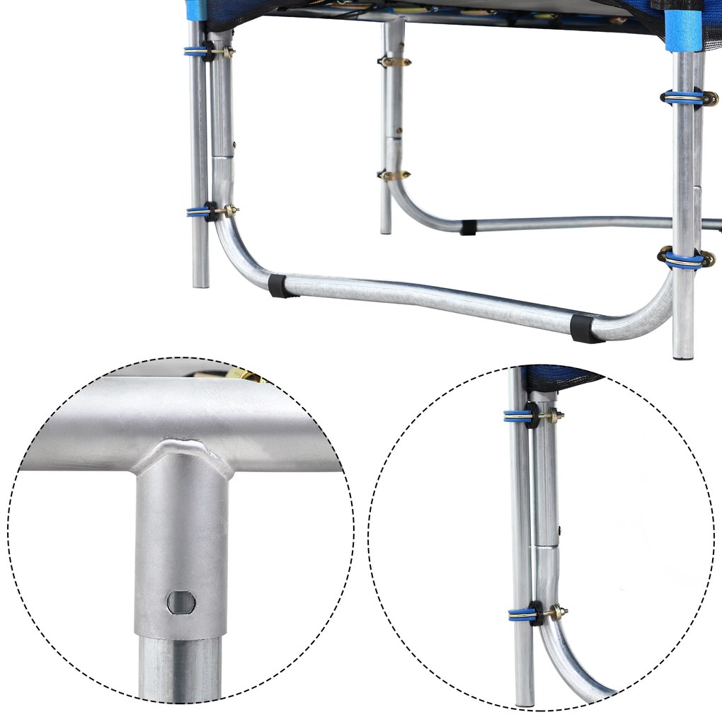 Deuba Trambulin Ø244 cm biztonsági hálóval