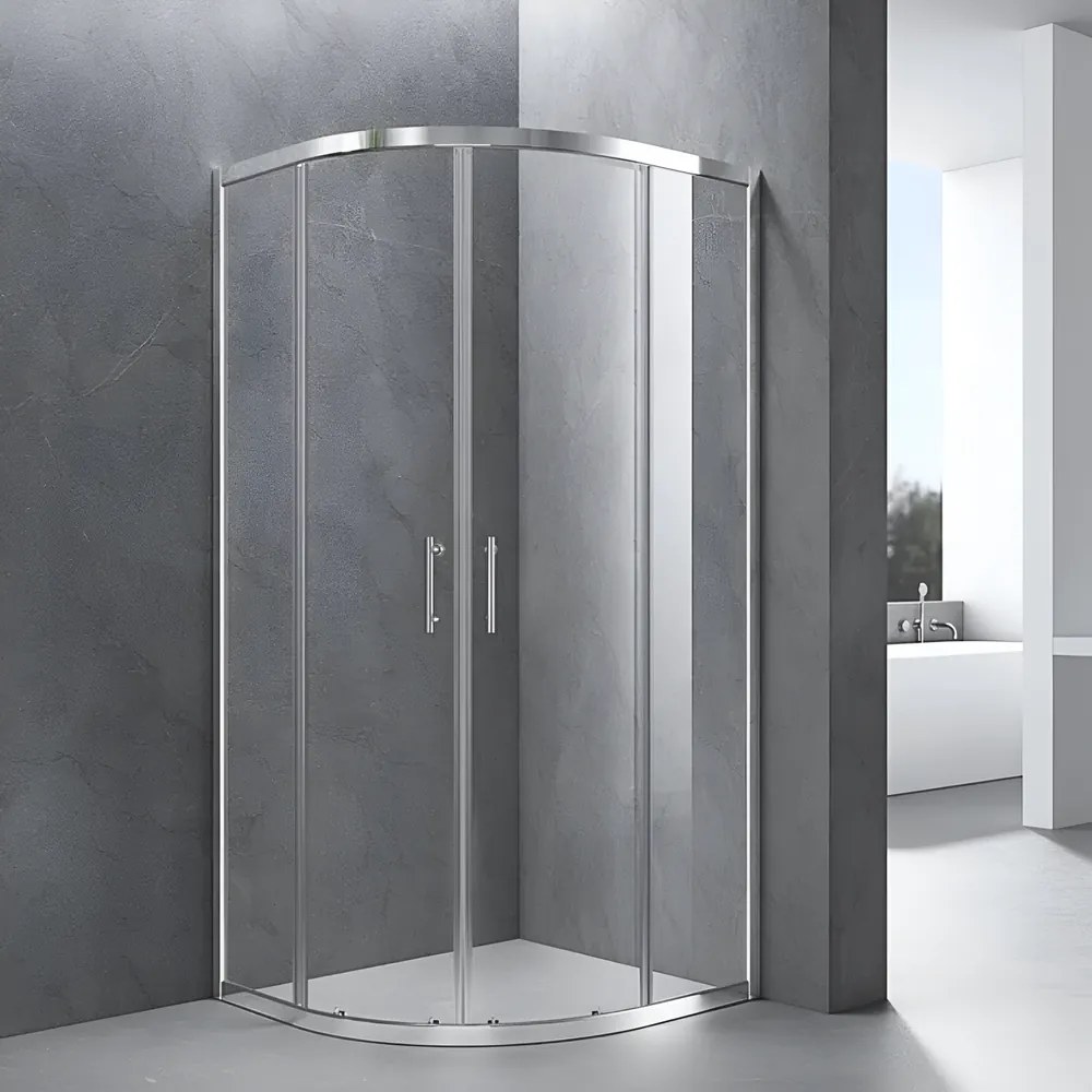 Murcia || íves zuhanykabin 90x90, 190cm, 6mm, NANO