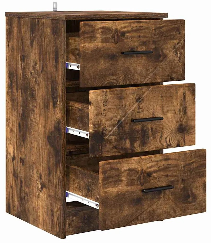 Éjjeliszekrény fiókkal Füstölt tölgy 38 x 38 x 66 cm Faanyag