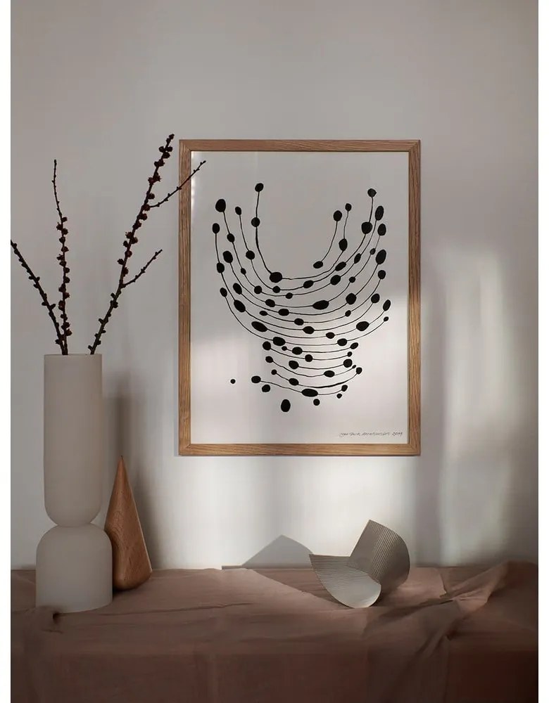 Poszter 30x40 cm Dancing Dots – Leise Dich Abrahamsen – The Poster Club