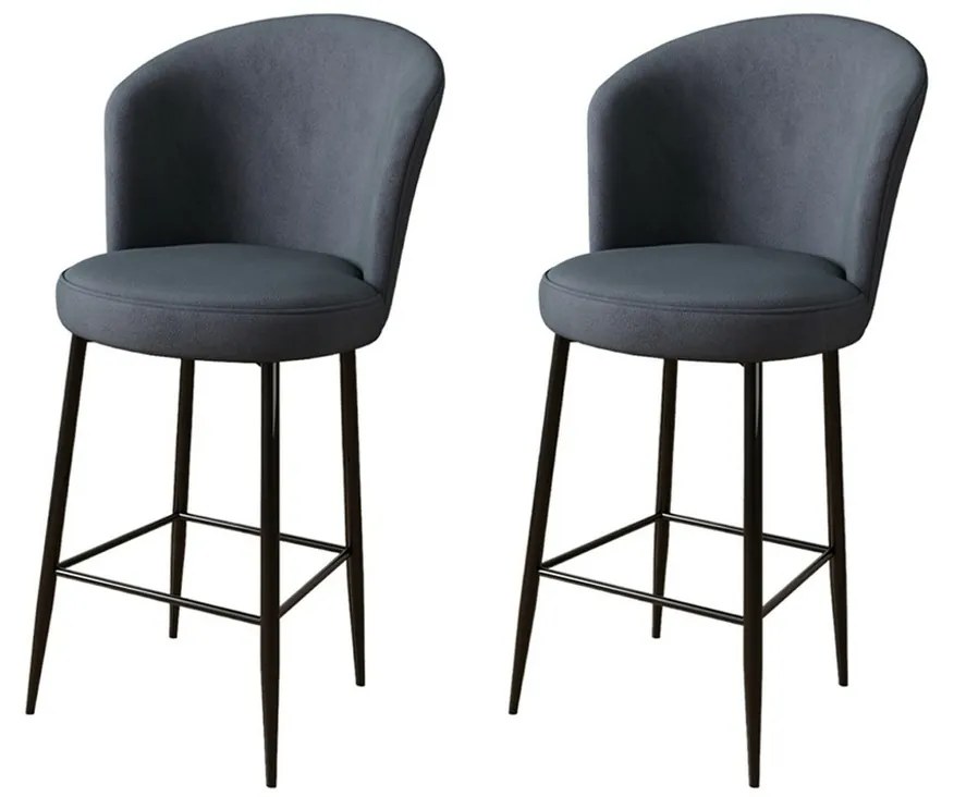 Alte Anthracite bárszék szett, 2 db, 2 db