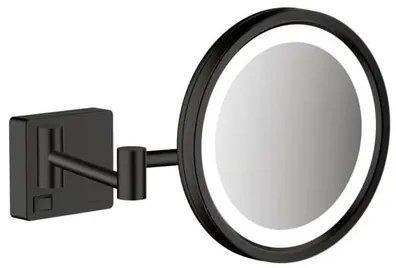 Hansgrohe AddStoris kozmetikai tükör lehajtható fekete matt színben 41790670