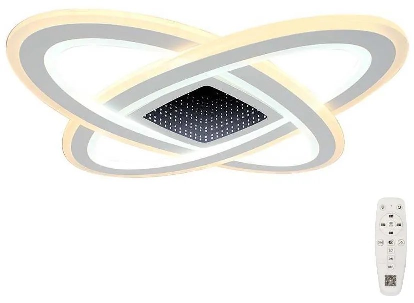 V-Tac LED Dimmelhető mennyezeti lámpa LED/130W/230V 3000-6500K + távirányító 15360