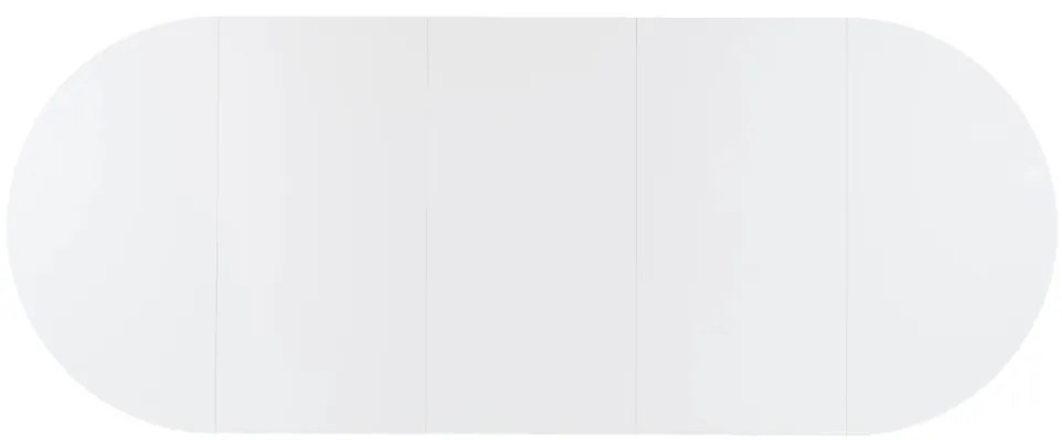 Bővíthető Étkezőasztal Fehér/Tölgy Színben. LUKAS 100-250 cm