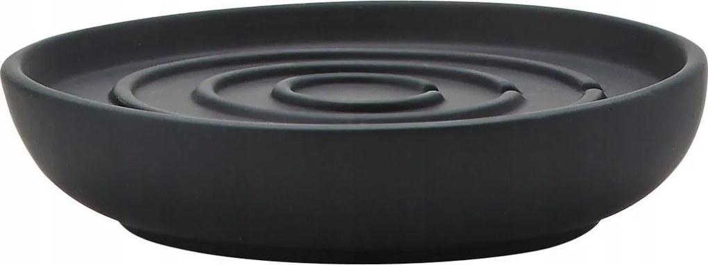 Zone Nova kerek szappantartó, fekete, Zone Denma