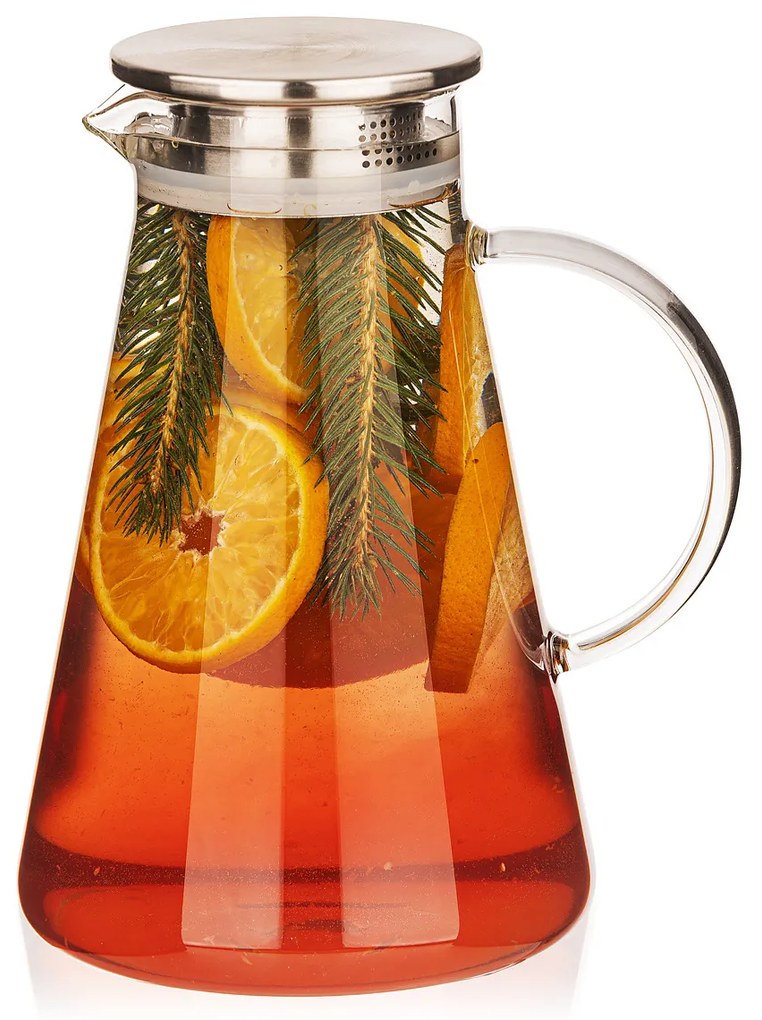 4Home Jug Hot&Cool üveg kancsó fedéllel, 1,8 l
