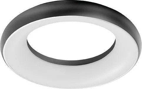 NOVOLUX 715A-L0125A-02 FRED Modern Kültéri Mennyezeti Lámpa Fekete LED IP40