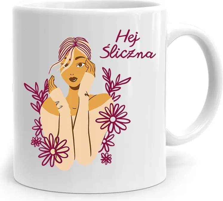 Bögre Ajándék A Feleség Barátnőjének Hej Aranyos nyomott mintás fényképpel