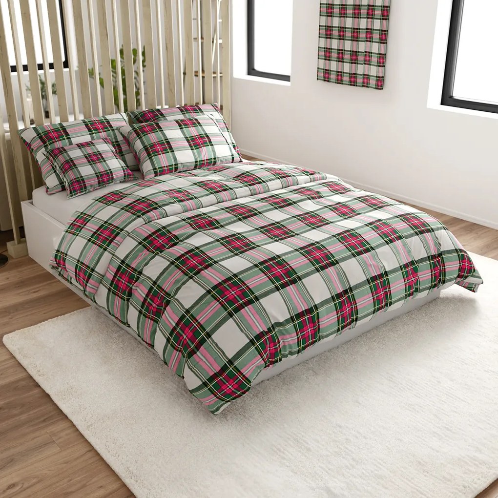 Színes LANECO flanel ágyneműhuzat Ágyneműhuzat mérete: 2 db 70 x 90 cm | 200 x 220 cm