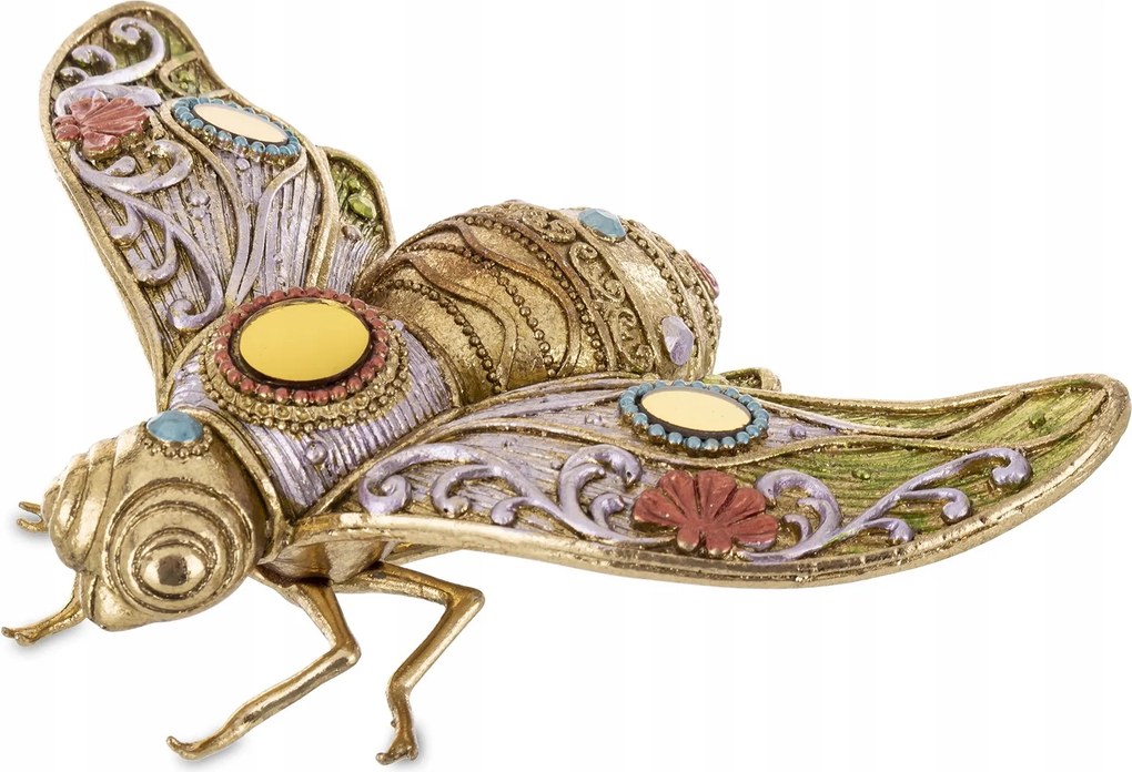 Arany dekoráció lepke dekoráció színes stílusos