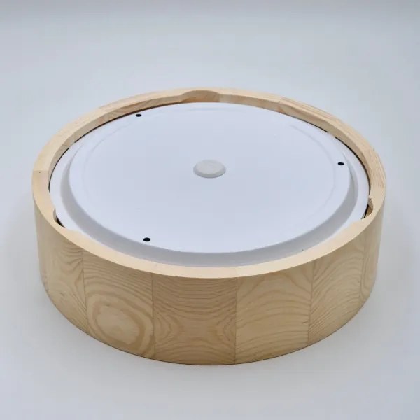 Fürdőszobai mennyezeti lámpa NATURAL 2xE27/15W/230V IP54 fenyő 27 cm