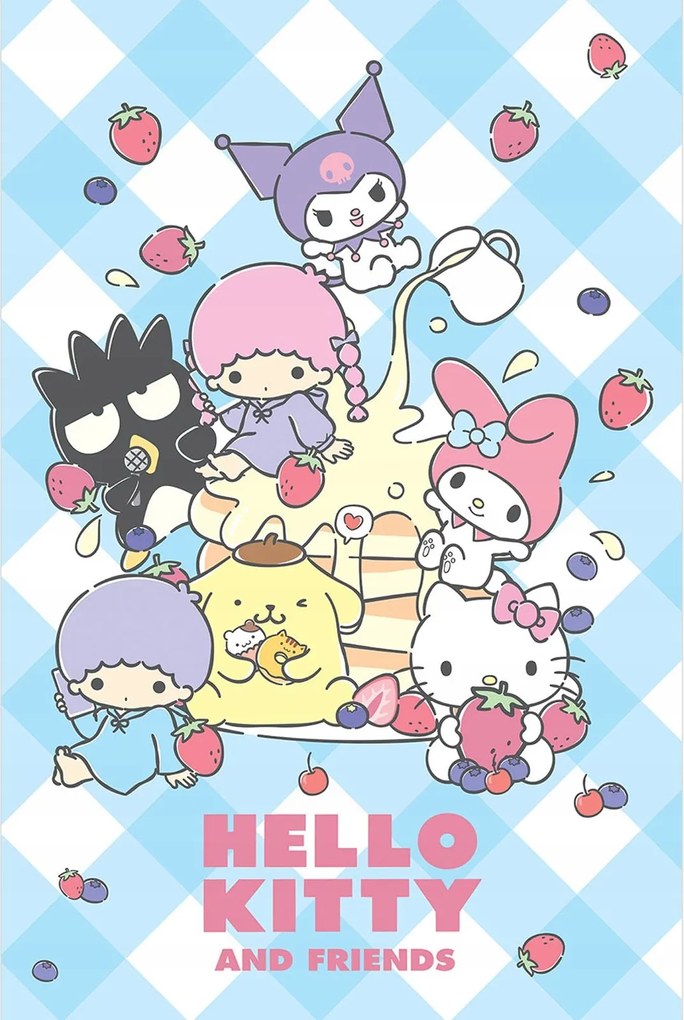 Hello Kitty Sweets fali poszter Gyerek poszter 61x91,5