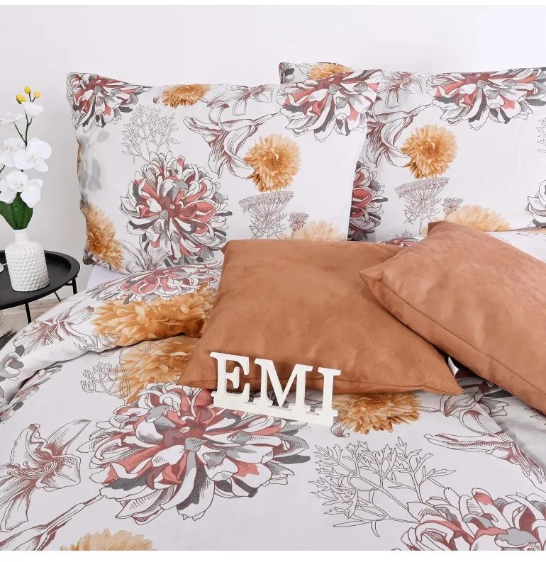 EMI Sofia szatén ágyneműhuzat, A standard egyszemélyes ágy szett tartalma: 1x 140x200 + 1x 70x90