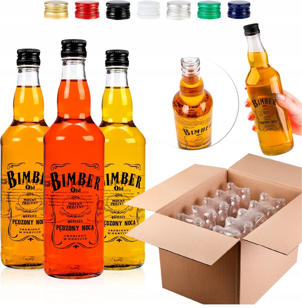 10 db Italpalack Pálinka Tinktúra Nyomtatott 500 ML Kupakok