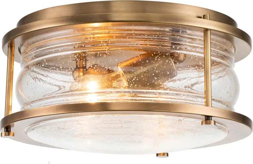 Quintiesse ASHLAND BAY QN-ASHLANDBAY-F-NBR-BATH Süllyesztett mennyezeti lámpa 2x60W/E27 IP44