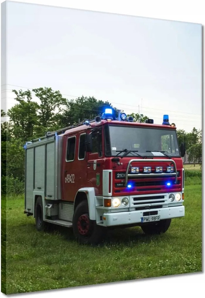 Vászonkép 40x50 Tűzoltóautó
