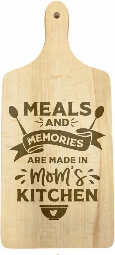 Vágódeszka Ajándék Anya konyhája Itt készülnek az ételek és az emlékek