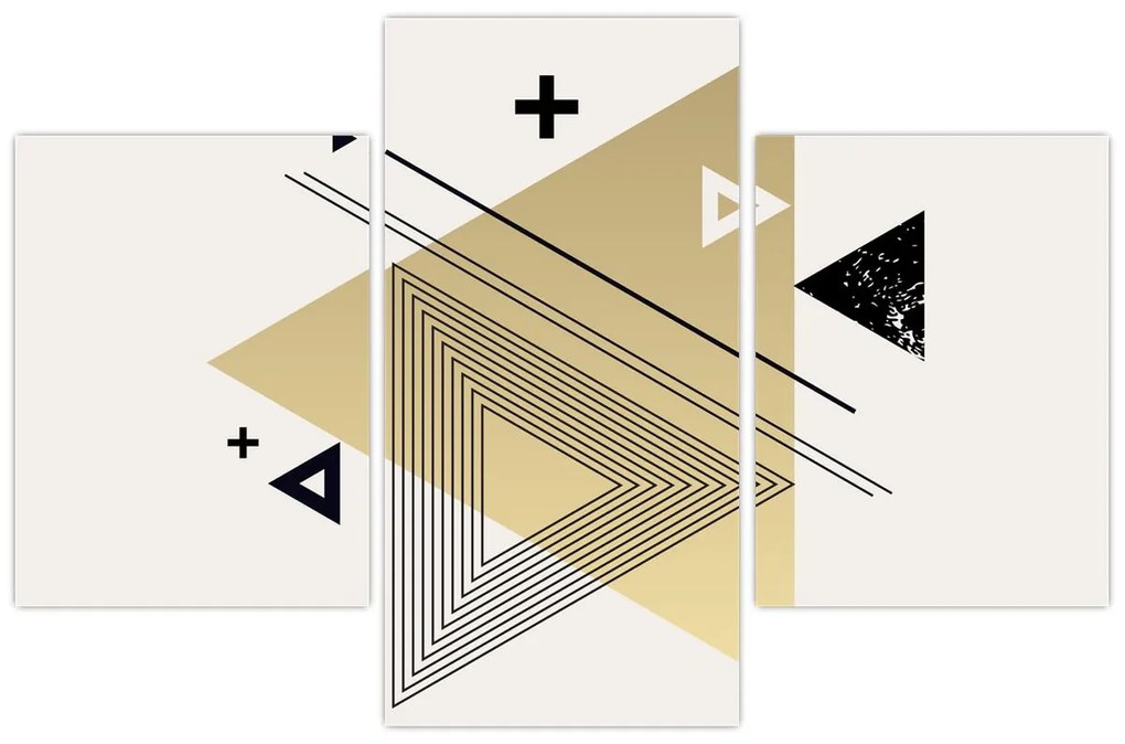 Kép - Geometriai formák N⁰4 (90x60 cm)