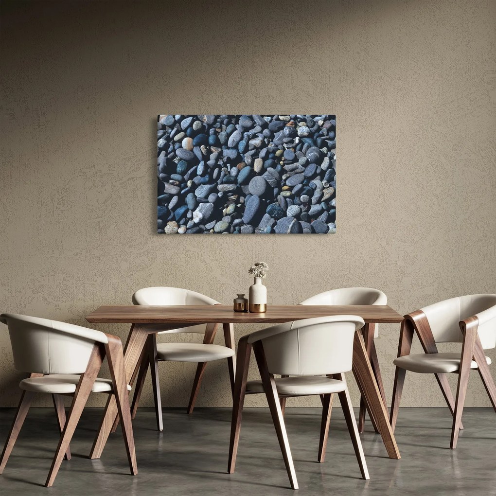 Kavicsos kép (90x60 cm)