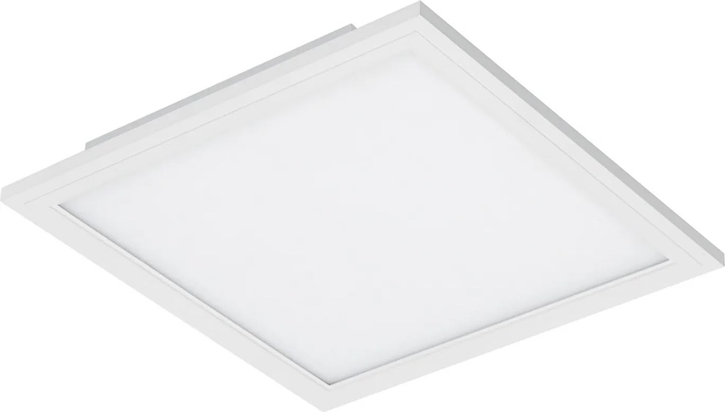 Négyzet alakú plafon Briloner 29,5 x 29,5 cm fehér