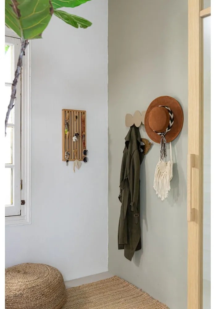 Bézs fém fali fogas 58 cm Tumulo – Spinder Design