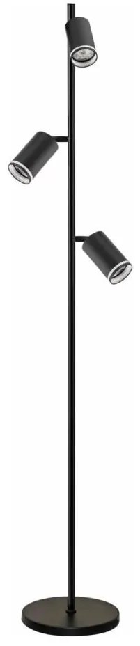 Állólámpa PÁRIZS 3xGU10/12W/230V fekete
