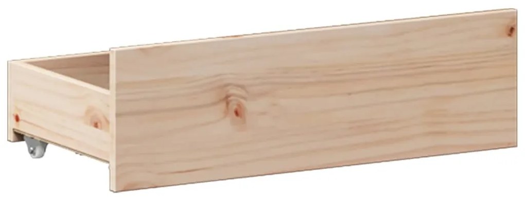 tömör fenyőfa ágy matrac nélkül fejtámlával 200 x 200 cm