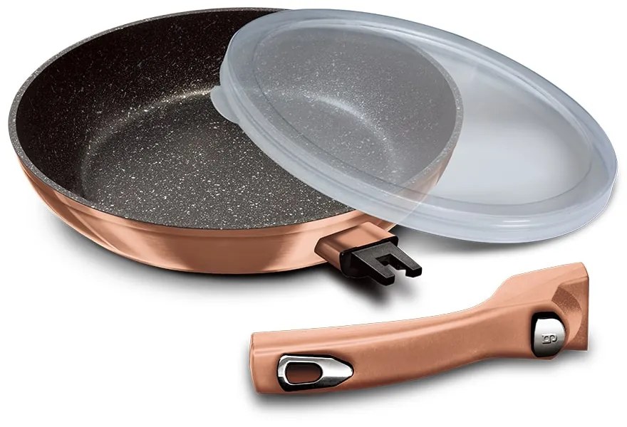 Berlinger Haus Serpenyő levehető nyéllel 28 cm Metallic Line Rose Gold Edition