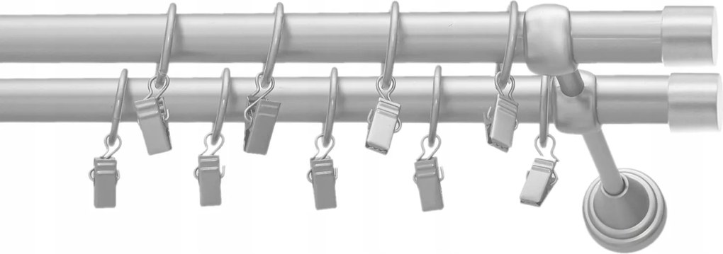 Dupla arany mennyezeti függönykarnis 16 mm 150 cm csendes békák