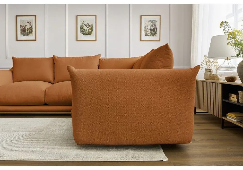 Narancssárga sarokkanapé Ernest – Bobochic Paris