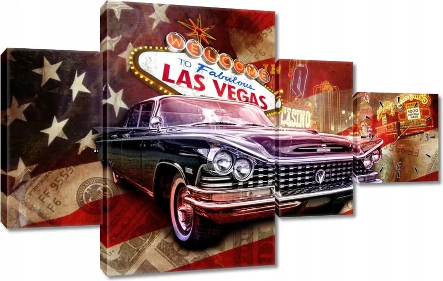 Faliórák 130x80 Las Vegas