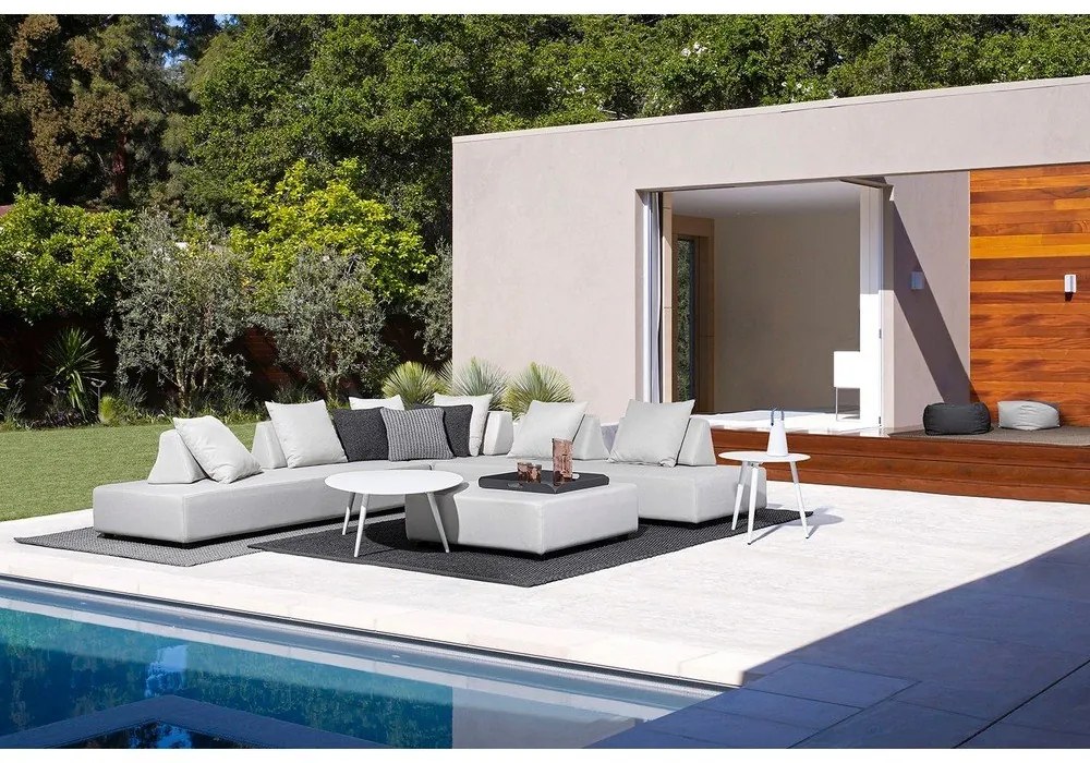 Alumínium kerek kerti kisasztal ø 50 cm Ridley – Bizzotto