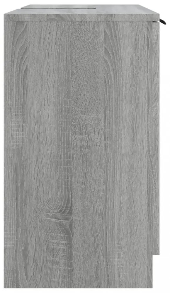 sonoma színű szerelt fa fürdőszobaszekrény 64,5x33,5x59 cm