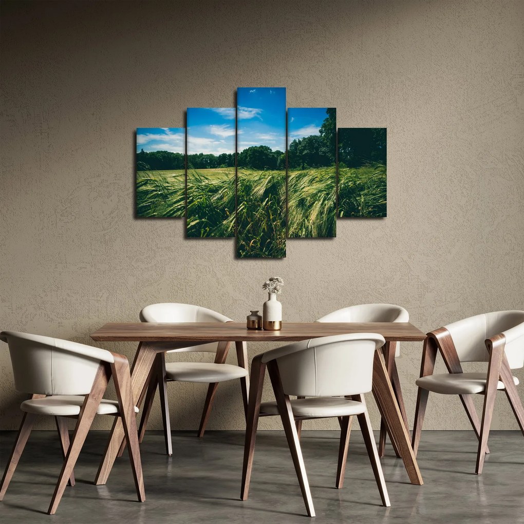 Rét és az erdő képe (150x105 cm)
