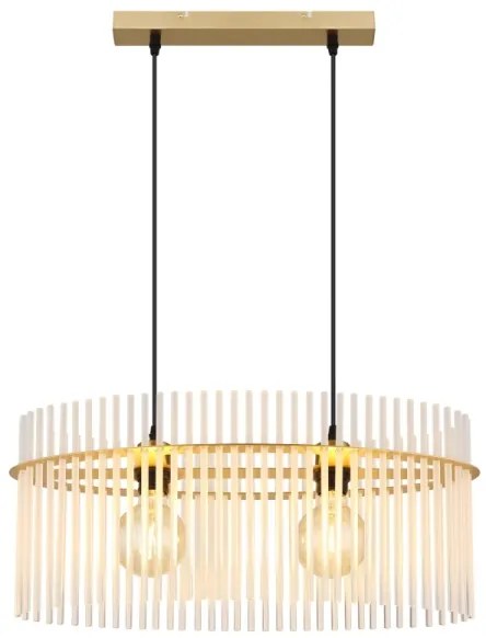 Globo 15698H3M - Csillár zsinóron GORLEY 2xE27/60W/230V arany